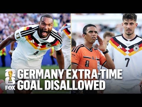 Germany Goal DISALLOWED Following VAR Review After CONTROVERSIAL Foul on Paraguay Goalkeeper