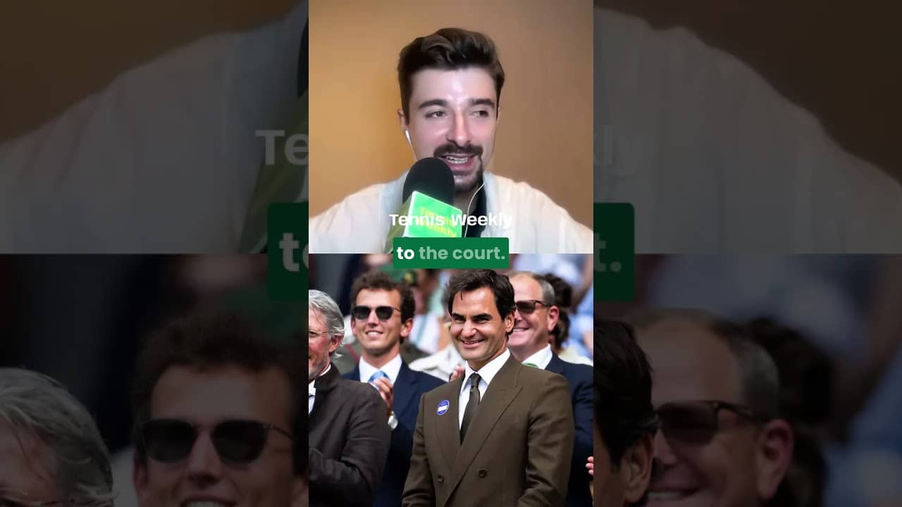 Roger Federer loves tennis BUT he wasn't alone in the Royal Box #rogerfederer #federer #wimbledon