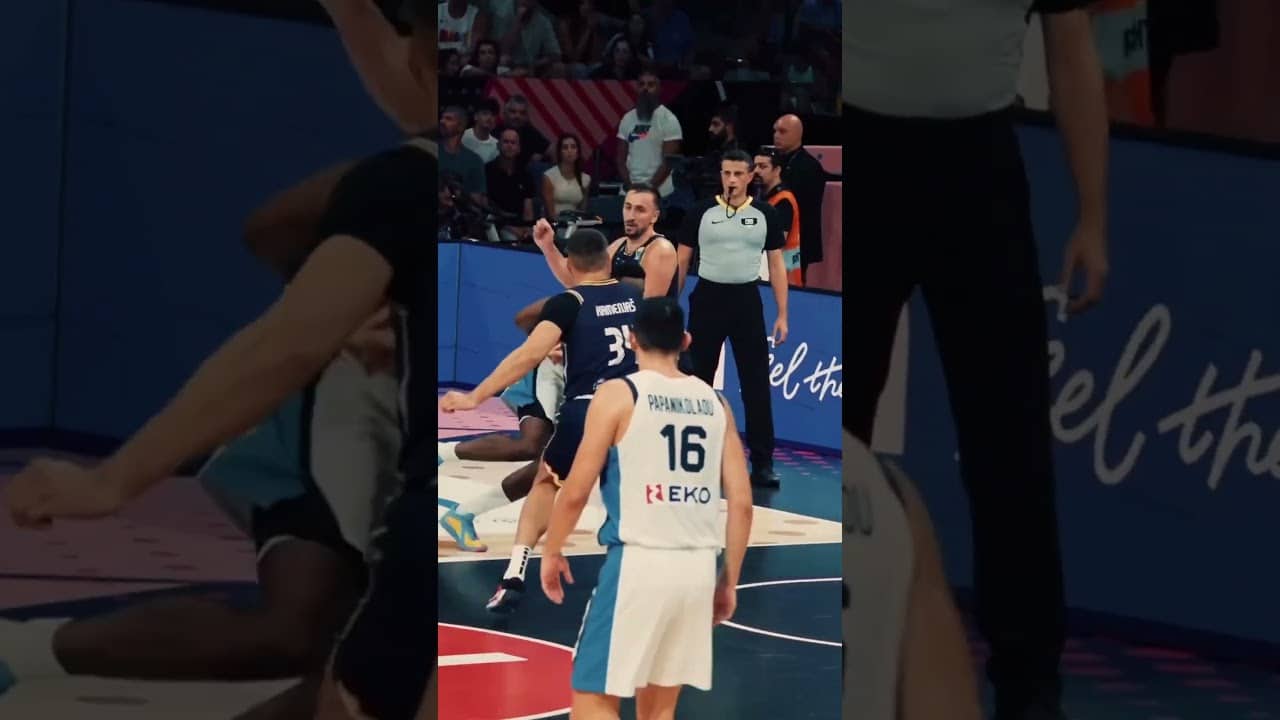 Thanasis got the defense confused with that spin move 😵‍💫 #EuroBasket