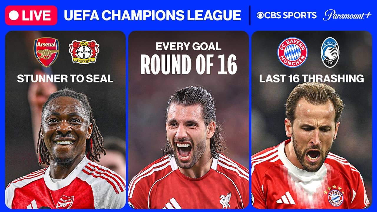 UEFA Champions League 24/7 | Round of 16: Arsenal, Liverpool & MORE | Sunday 3/5 | CBS Sports Golazo