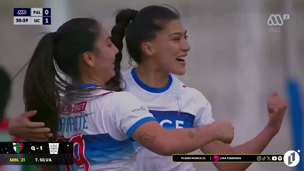 #GolesP11 Palestino 0-1 U. Católica Fecha 13 1ra Rueda Liga Femenina 20-06-2026