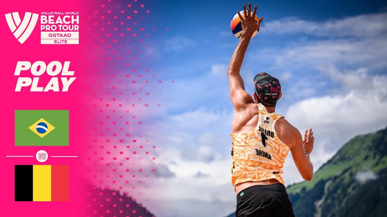 Andre/Renato vs. Vercauteren/Van Langendonck - Pool Play Highlights | Gstaad 2026 #BeachProTour