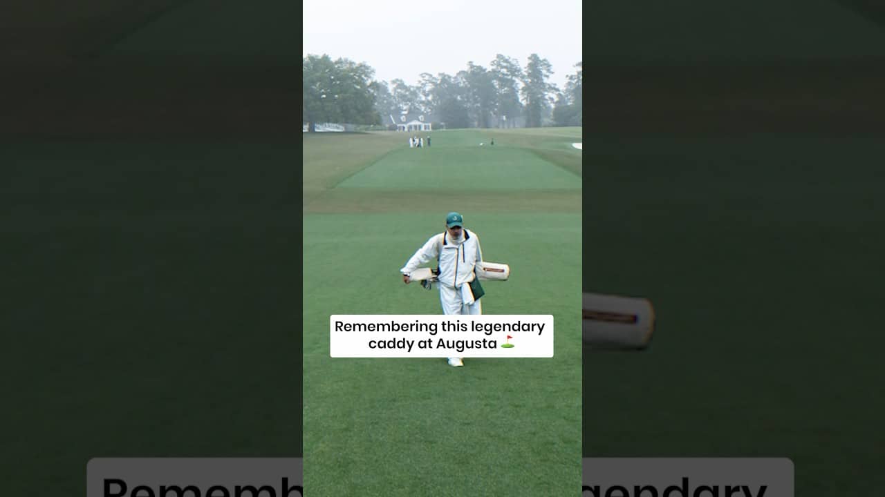 Unreal one liner from the caddy here #themasters #augusta
