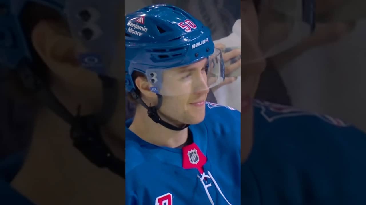 COOLS GETS HIS SECOND OF THE GAME ‼️ #willcuylle #nhl #hockey #nyr #goal