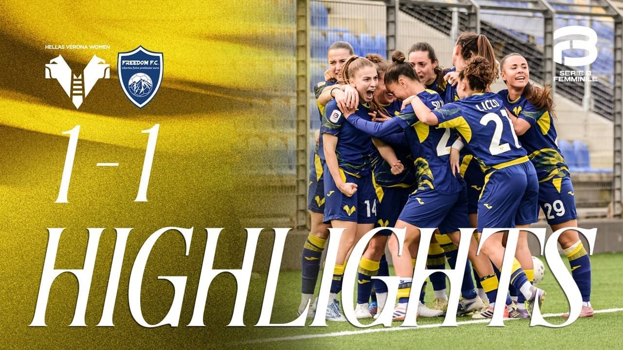 Highlights Serie B Femminile 2025/26 | Hellas Verona Women-Freedom 1-1