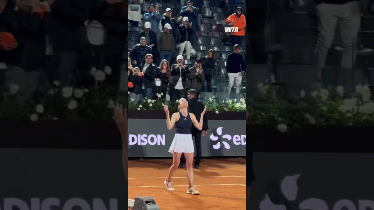 The Rome Champion! 🏆 #WTA #ElinaSvitolina #IBI26 #Tennis