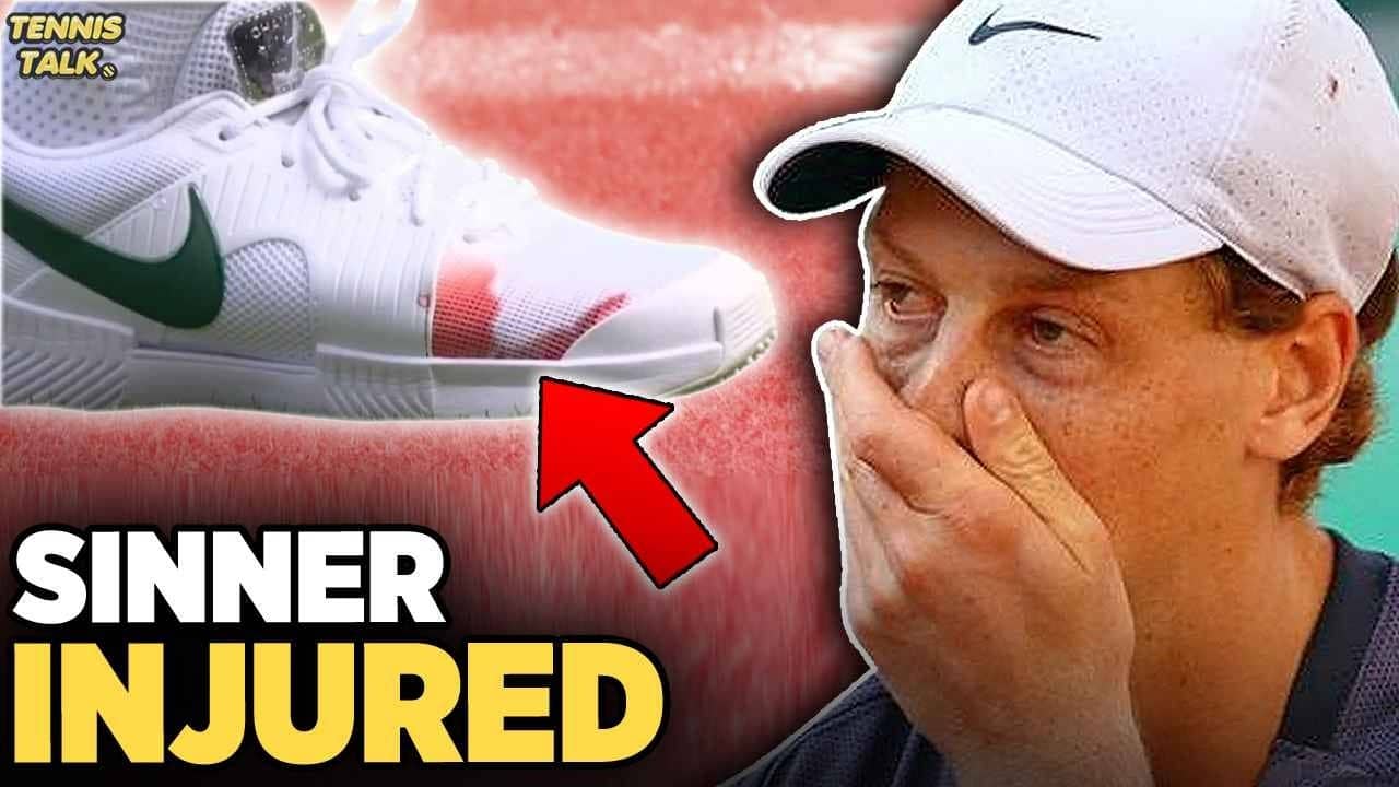 Sinner Injured at Wimbledon 2026 | Tennis News