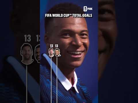 Mbappé passed Messi for total goals in the FIFA World Cup today