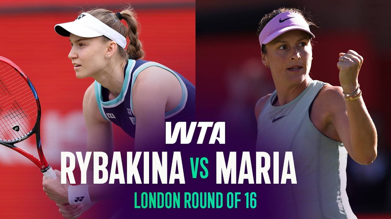 Elena Rybakina vs. Tatjana Maria | 2026 London Round of 16 | WTA Match Highlights