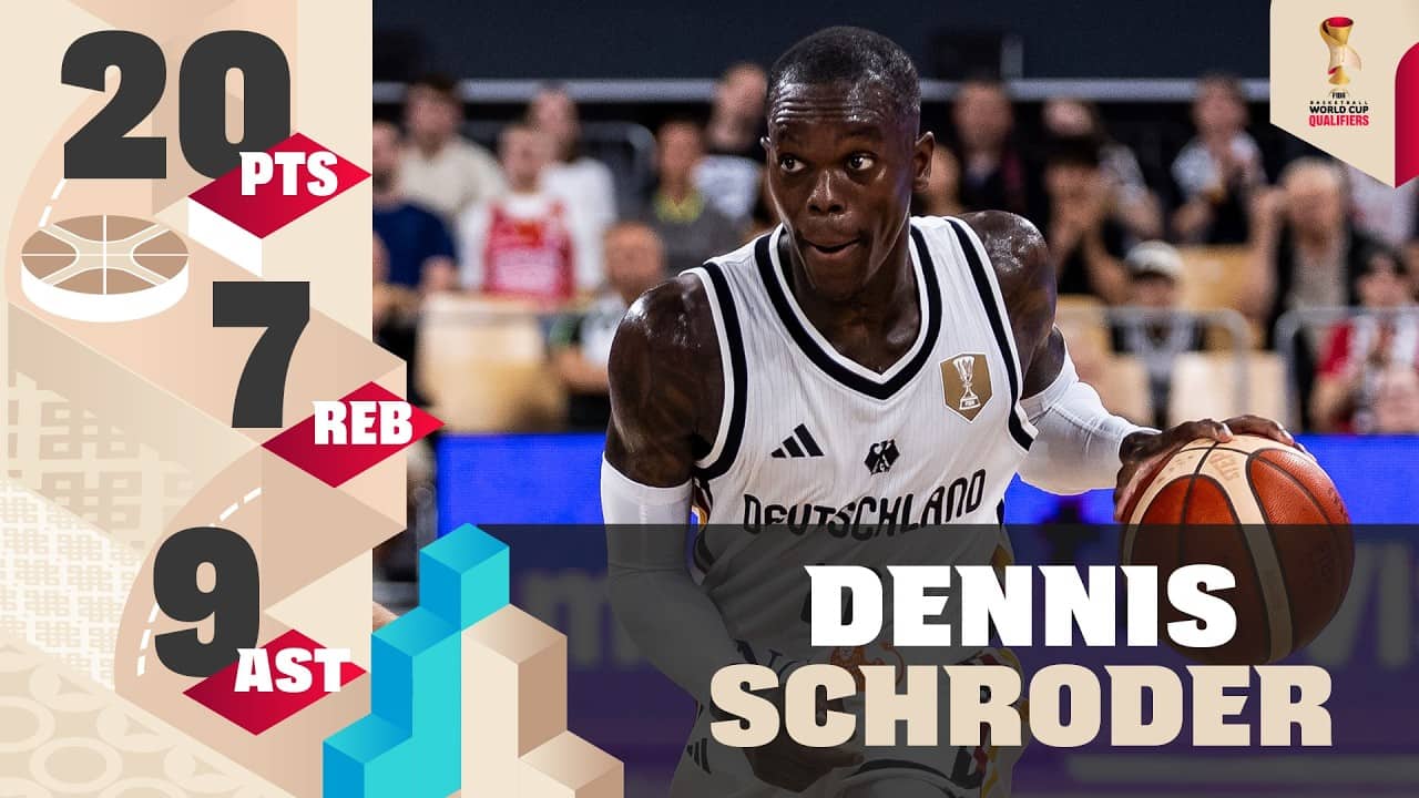 🇩🇪 Dennis Schroder MVP | Full Highlights | #FIBAWC European Qualifiers 2027