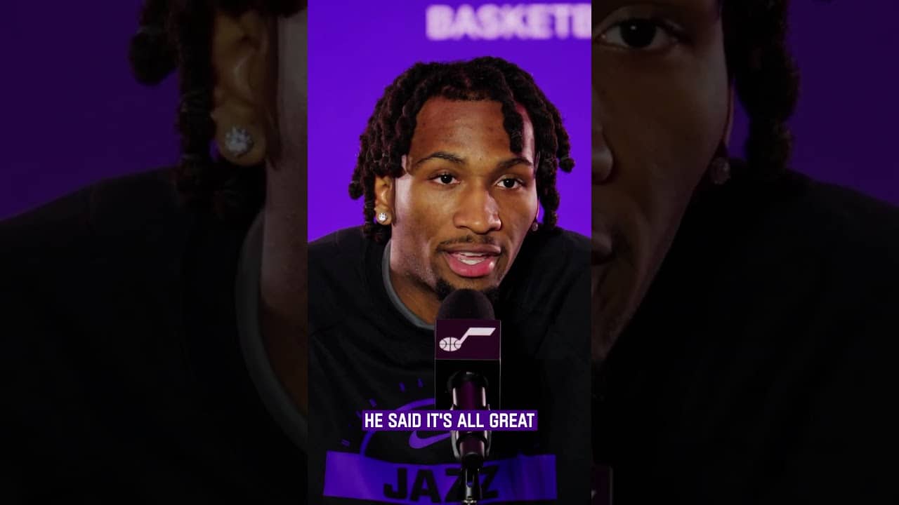 Keyonte gave DP the Summer League script 📑