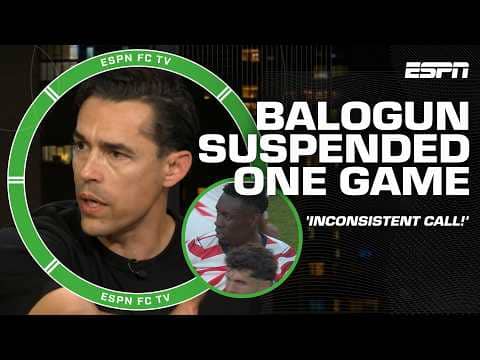 RED CARD CONTROVERSY 😦 Folarin Balogun's red card has Herculez Gomez LIVID | ESPN FC