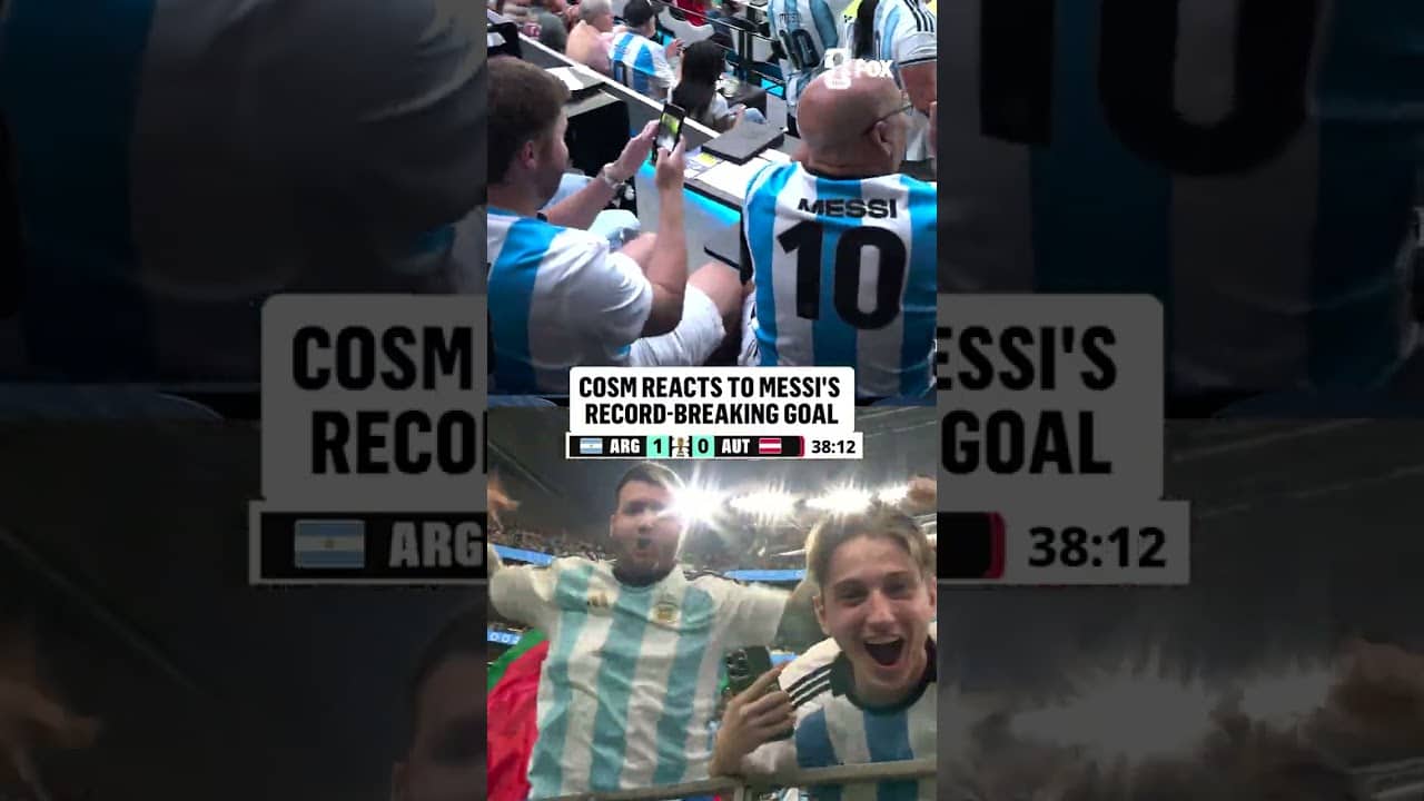 What a place to watch Messi break FIFA World Cup history