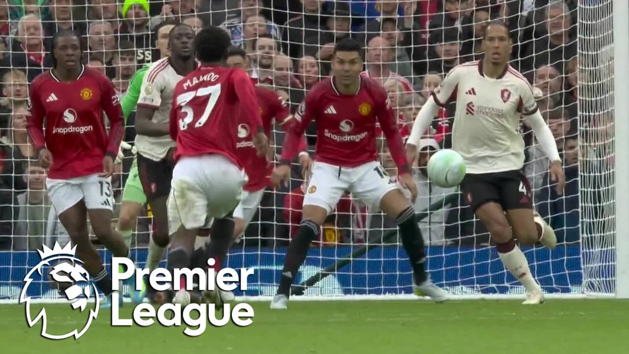 Kobbie Mainoo drills Manchester United 3-2 ahead of Liverpool | Premier League | NBC Sports