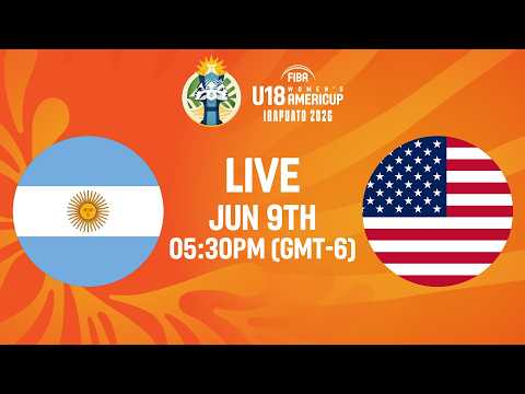 LIVE - Argentina v USA | FIBA U18 Women's AmeriCup 2026