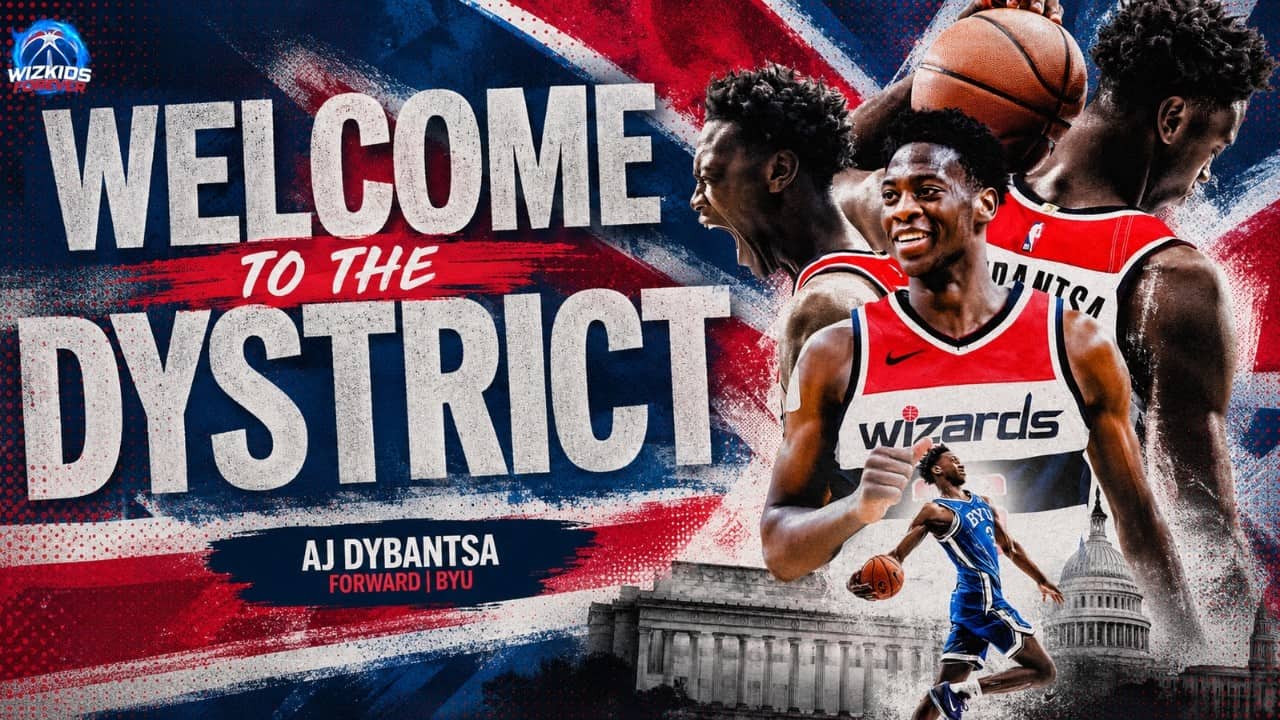 🚨 INSTANT REACTION: Wizards SELECT AJ DYBANTSA with the 1ST OVERALL PICK in the NBA DRAFT!