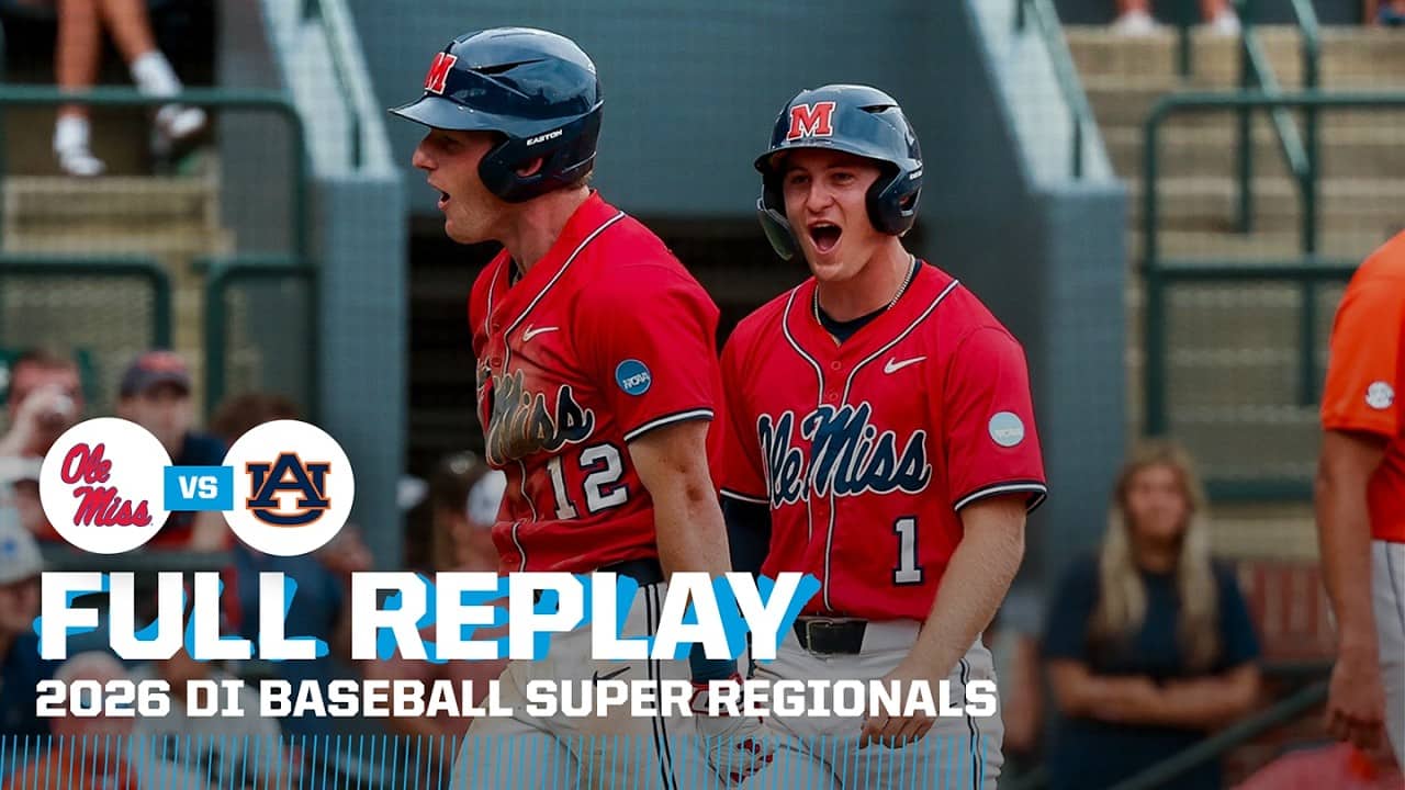 Ole Miss vs. Auburn: 2026 NCAA baseball super regional Game 2 | FULL REPLAY