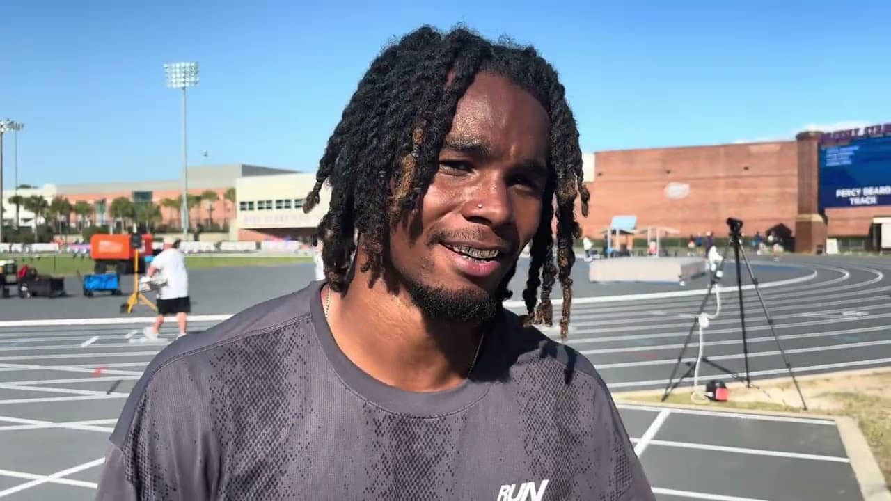 USC Alum Max Thomas Reacts To 9.90 100m PB At 2026 Florida Relays