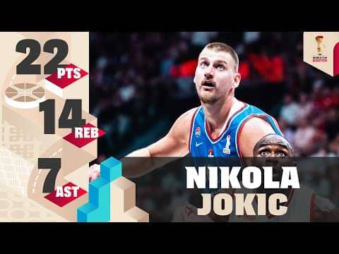 Nikola Jokic 🇷🇸 | MVP | Player Highlights | FIBA Basketball World Cup 2027 European Qualifiers