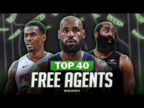 Ranking the Top 40 NBA Free Agents | What's next for Lebron, Harden, Duren, & More 🤔