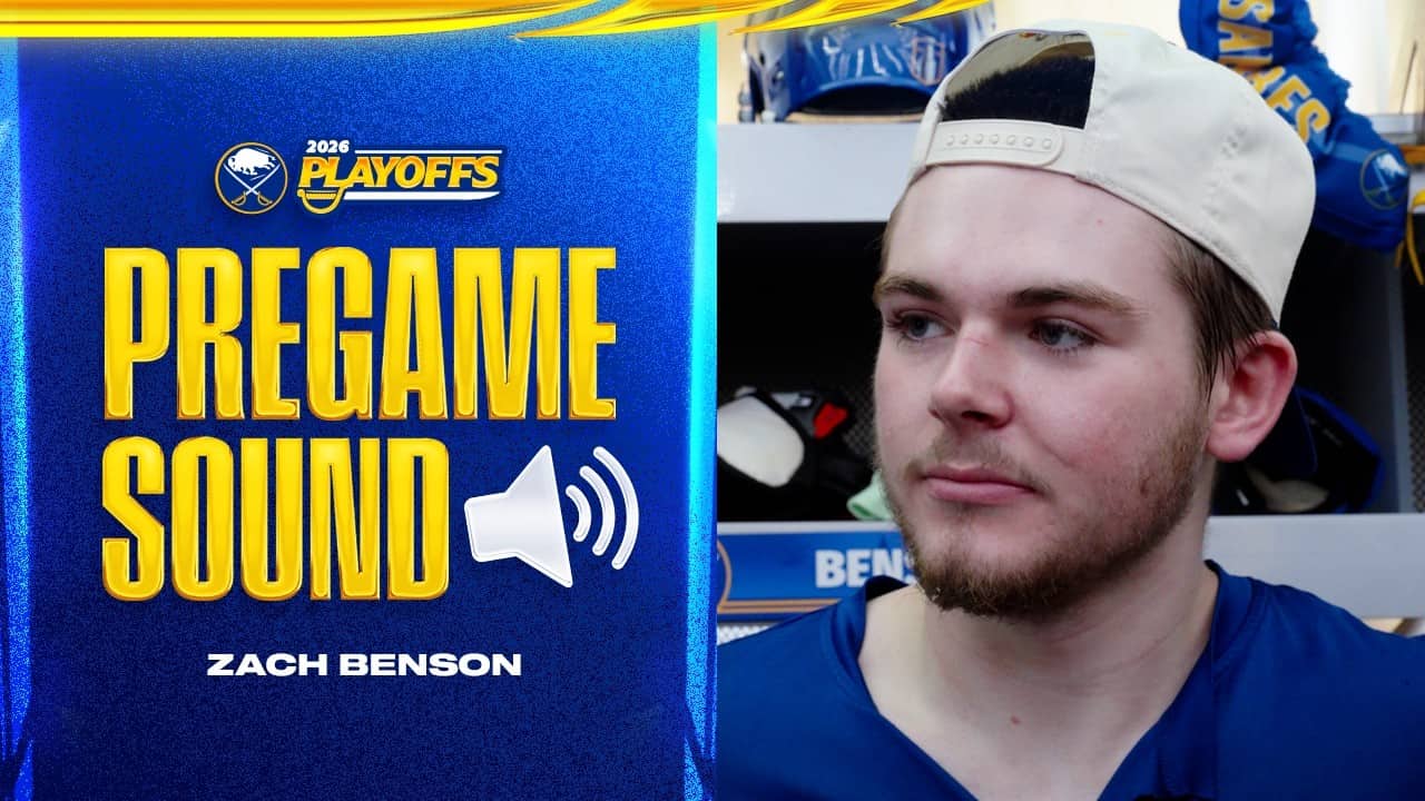 "Clinching Games Are Always Hardest" | Zach Benson Ahead Of Game 5 Against Boston | Buffalo Sabres