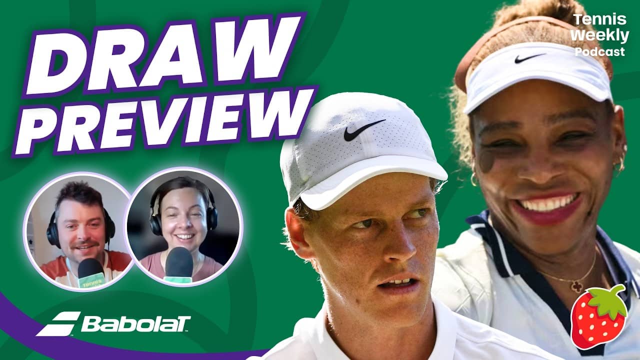 Wimbledon Draw REACTION!! Serena's EASY opener, Draper's NIGHTMARE R1 Fritz draw + Sinner is BACK!