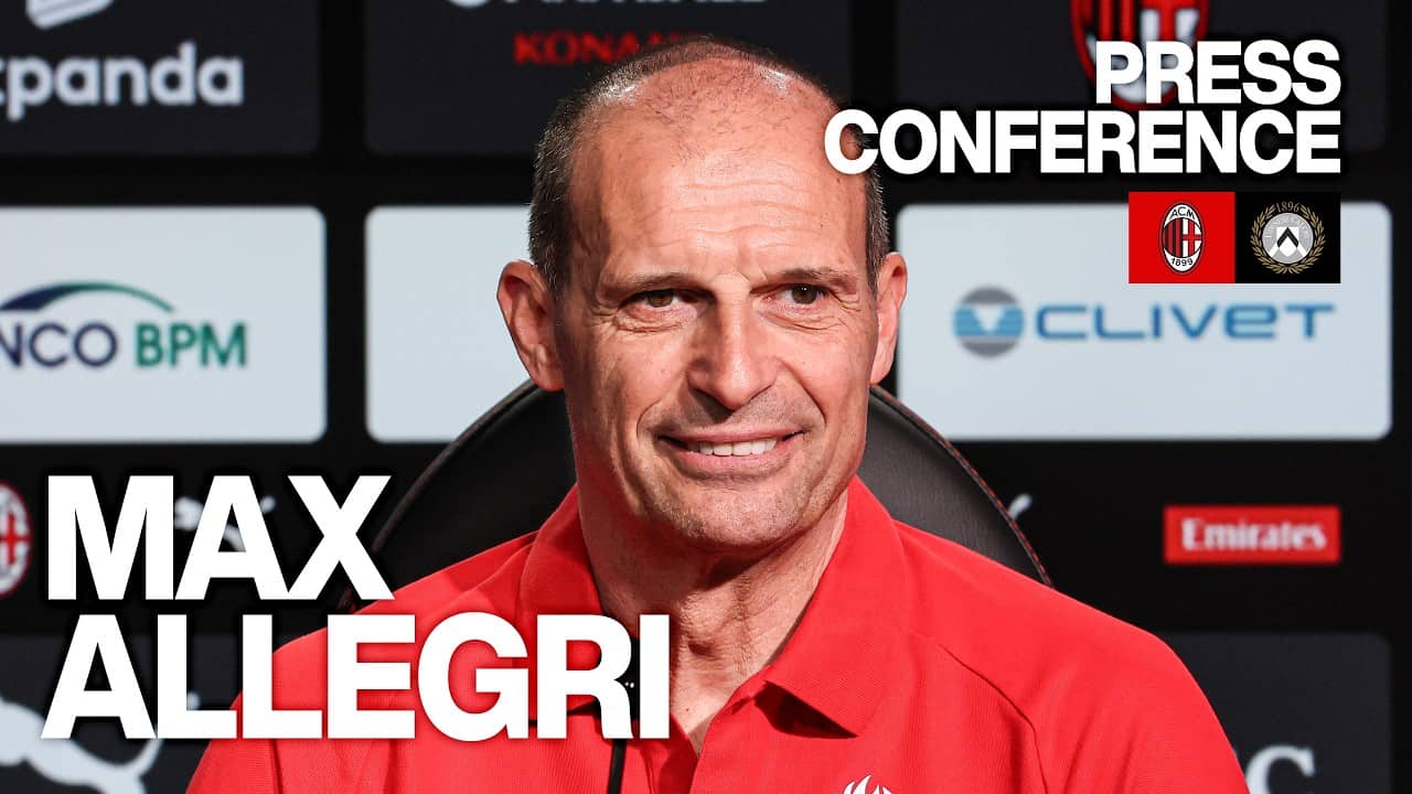 Allegri su #MilanUdinese, Pulisic e Leão e la corsa Champions | Conferenza Stampa
