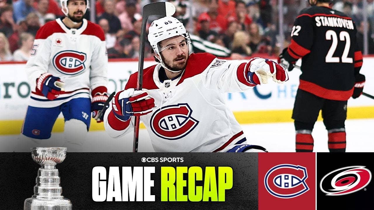 Canadiens roll past Hurricanes after 4-goal first period, take 1-0 series lead | 2026 NHL Playoffs