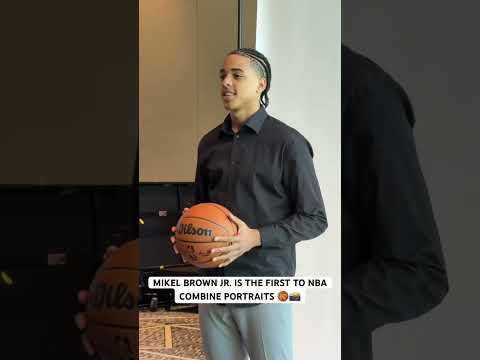 Mikel Brown Jr. has arrived to AWS NBA Combine 📍