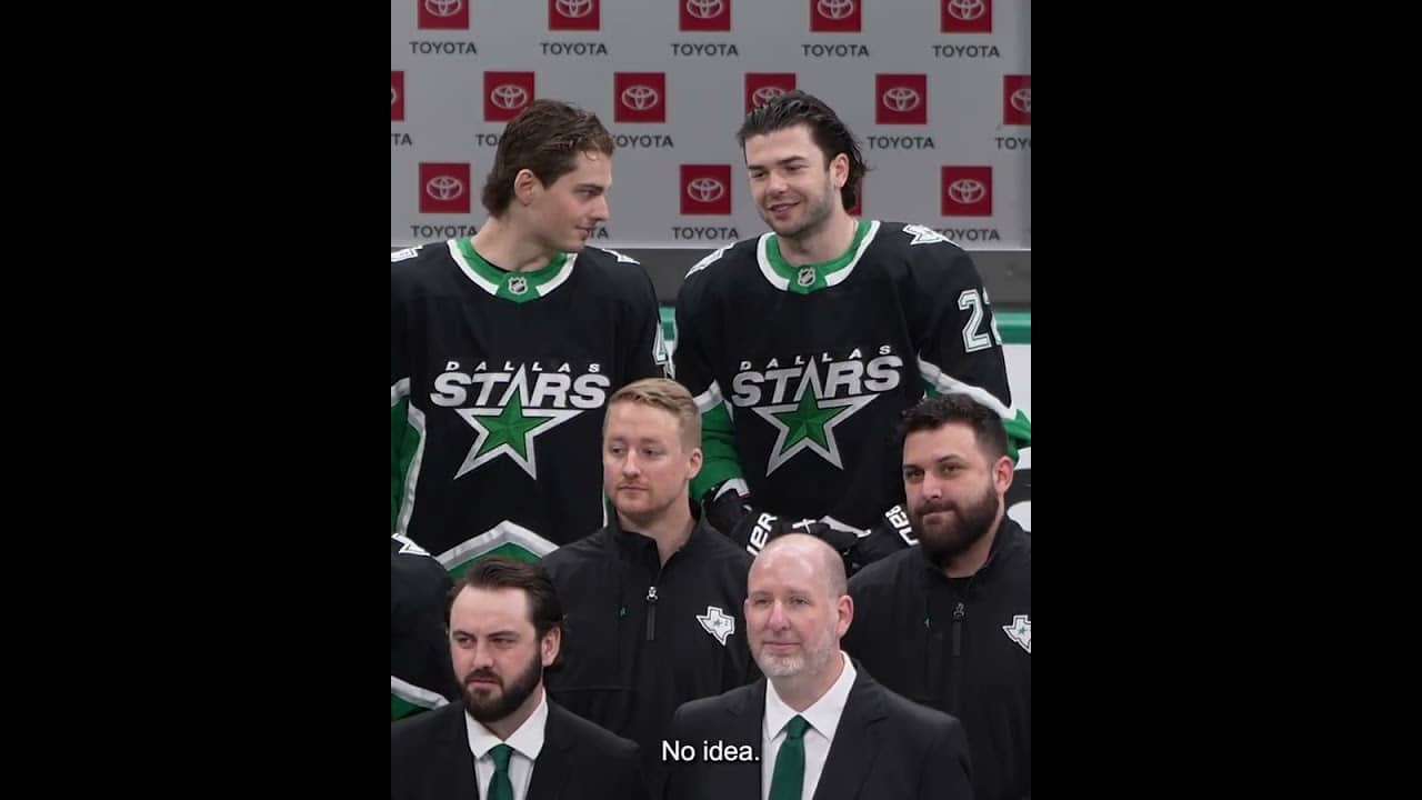 Justin Hryckowian and Mavrik Bourque can't remember the team mascot's name 😂