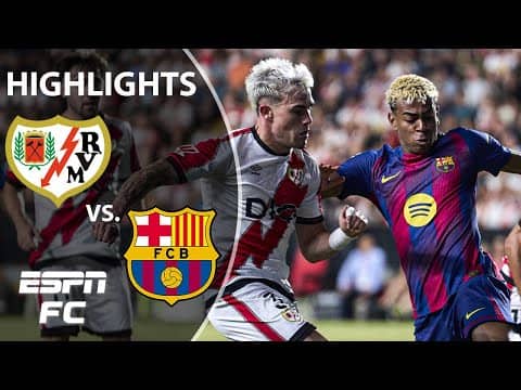 Rayo Vallecano vs. Barcelona | LALIGA Highlights | ESPN FC