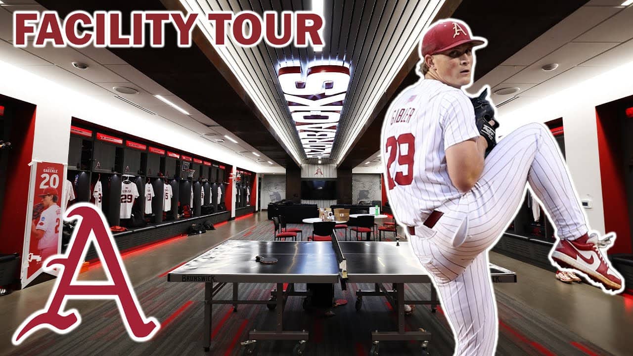 This Might Be One of the Best Facilities in College Baseball (Arkansas Baseball Tour)