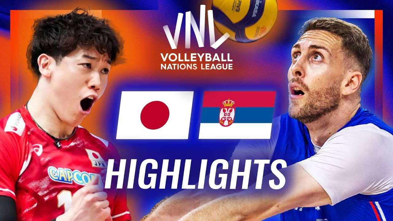 Japan 🇯🇵 vs. Serbia 🇷🇸 - Highlights | Week 2 | Men's VNL 2026