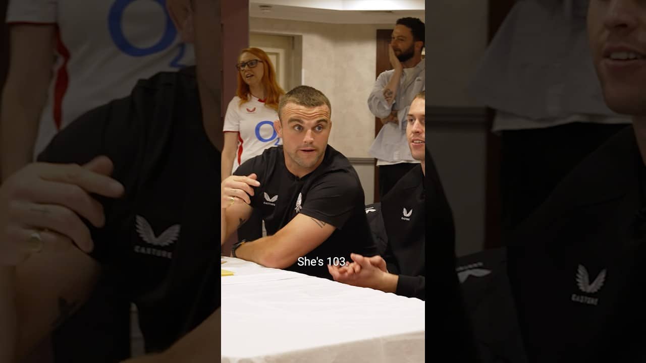 Ben Earl vs the 103-year-old Scrabble goat 🐐 #EnglandRugby #Rugby