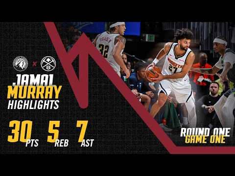 JAMAL MURRAY 30 Points In Game One Win | Denver Nuggets Full Game Highlights