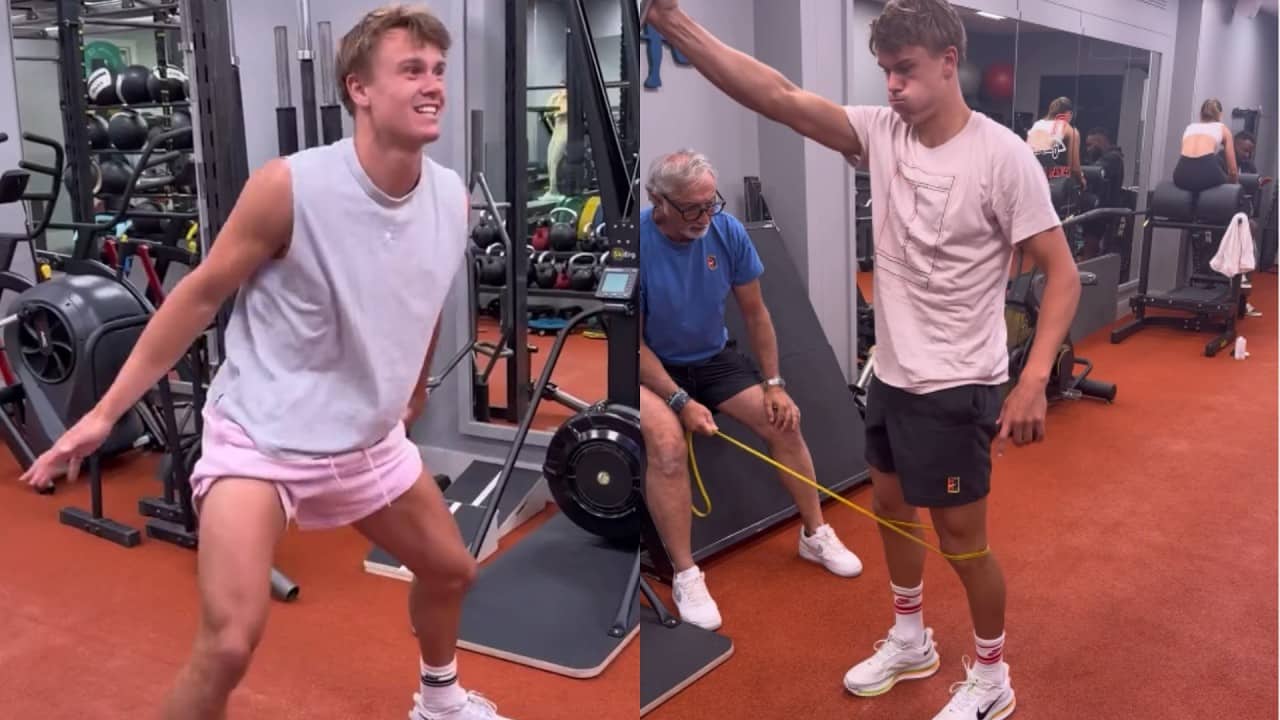 Tennis 2026 - Holger Rune Shows Impressive Progress in the Gym During Injury Comeback