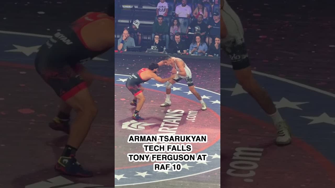 Arman Tsarukyan SHUTS OUT Tony Ferguson with tech fall win | RAF 10 | MMA Fighting