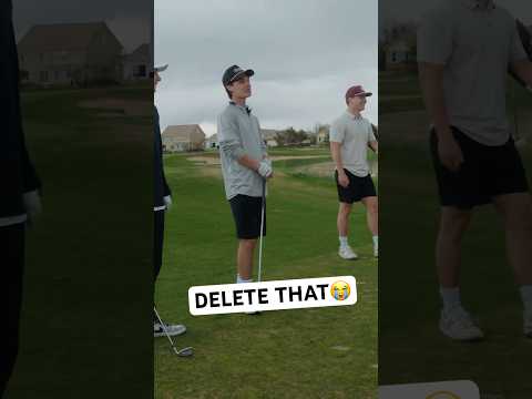 “Delete that”🤣 Golfing with Paxten Aaronson