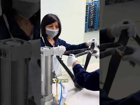 How A Carbon Road Bike Is Made - Part 7/9: Finishing #cycling #manufacturing #carbonfiber