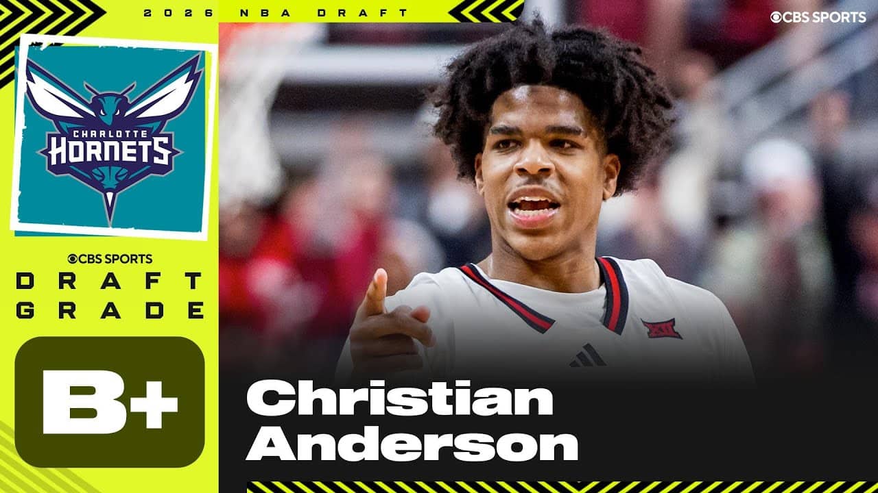 Christian Anderson selected No. 18 overall by Hornets | 2026 NBA Draft Grades & Instant Reaction