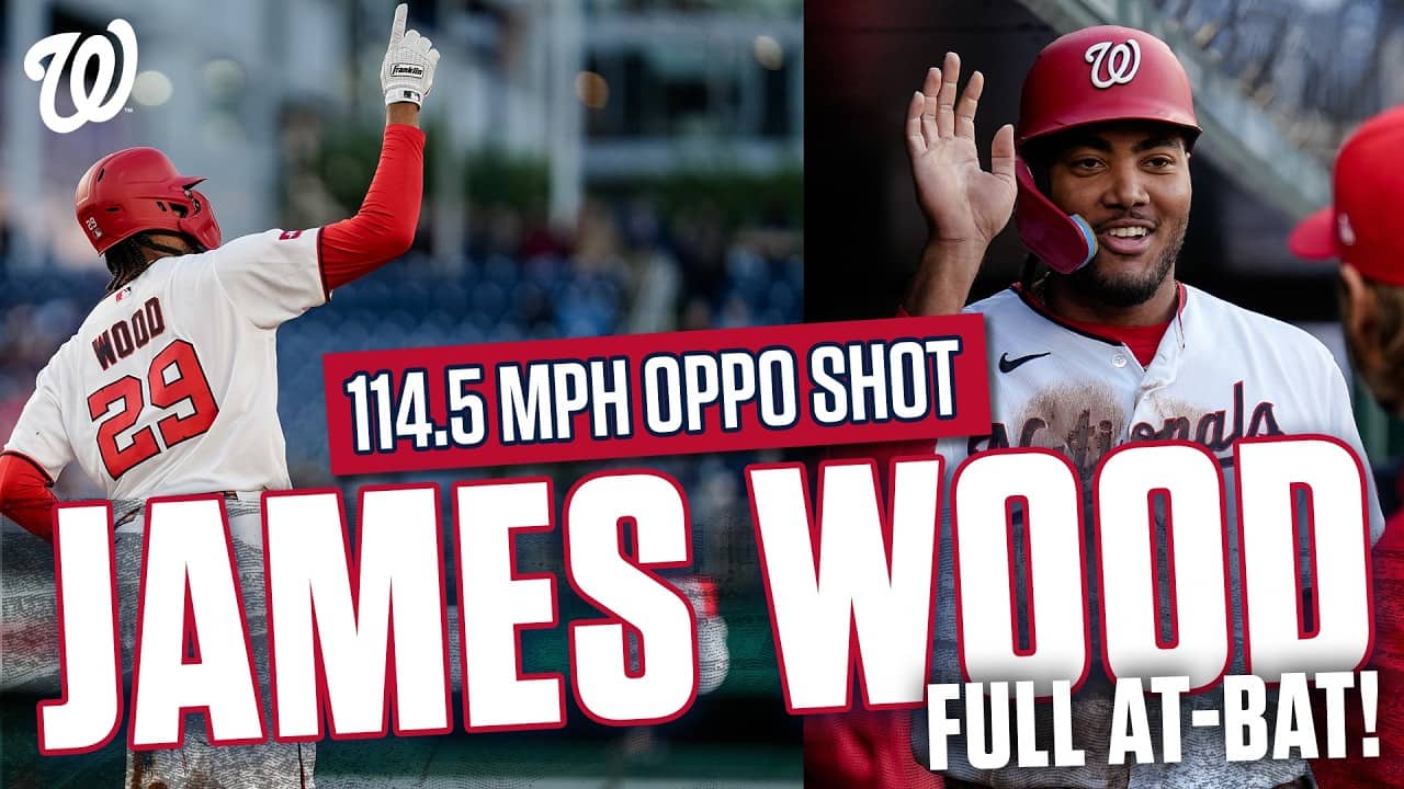 James Wood Crushes His 8th Home Run and FIFTH Oppo Shot | Full At-Bat