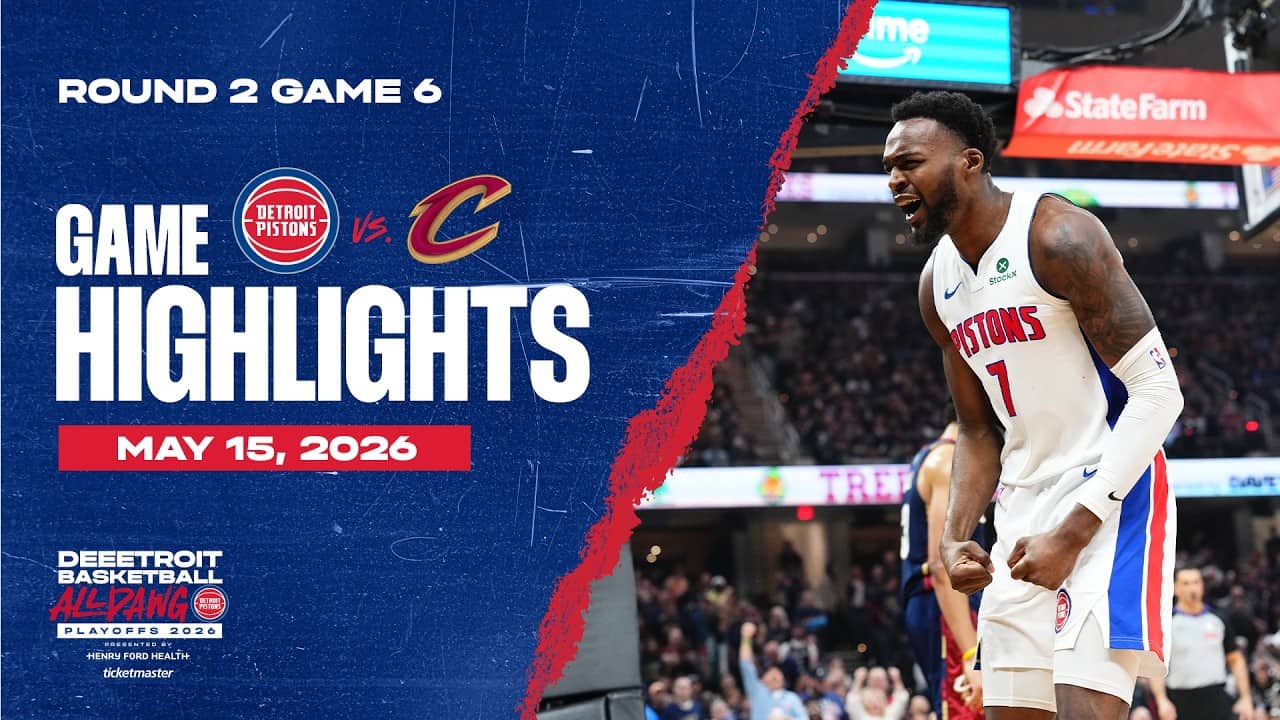 Pistons Force Game 7 | Detroit Pistons vs. Cleveland Cavalier's GAME HIGHLIGHTS | 05.15.26