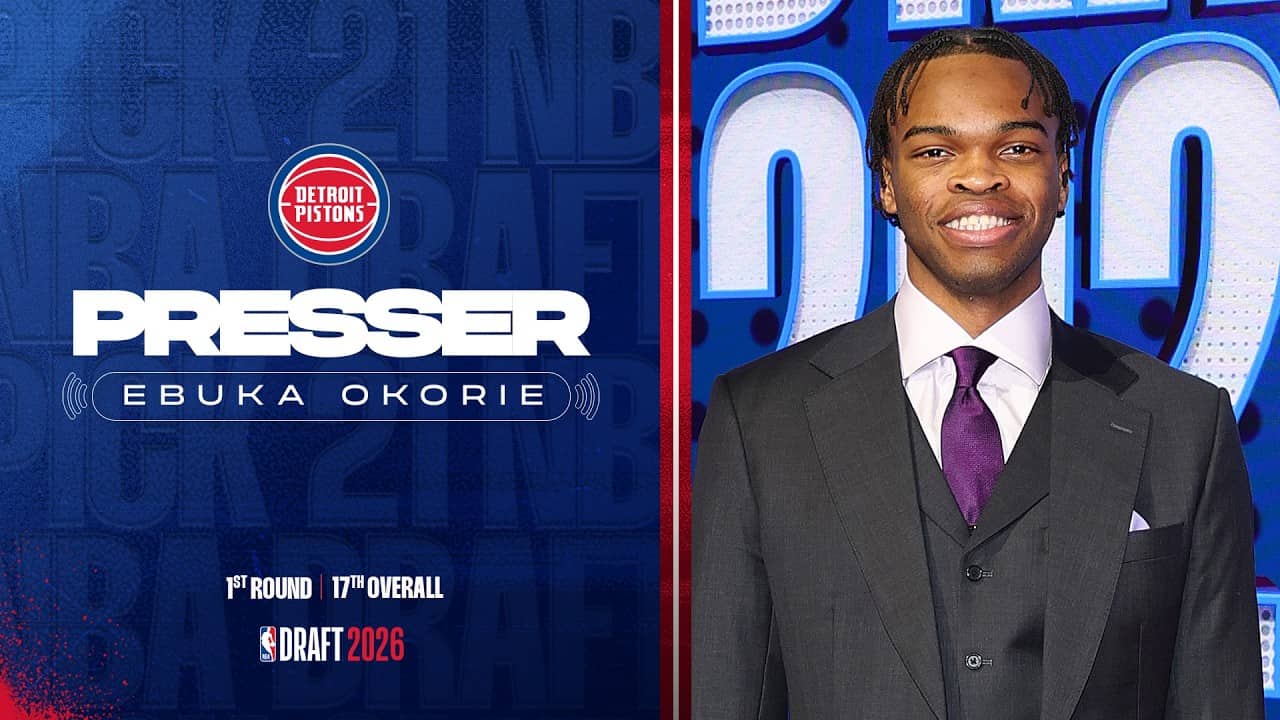 Ebuka Okorie Introductory Press Conference | NBA Draft 2026