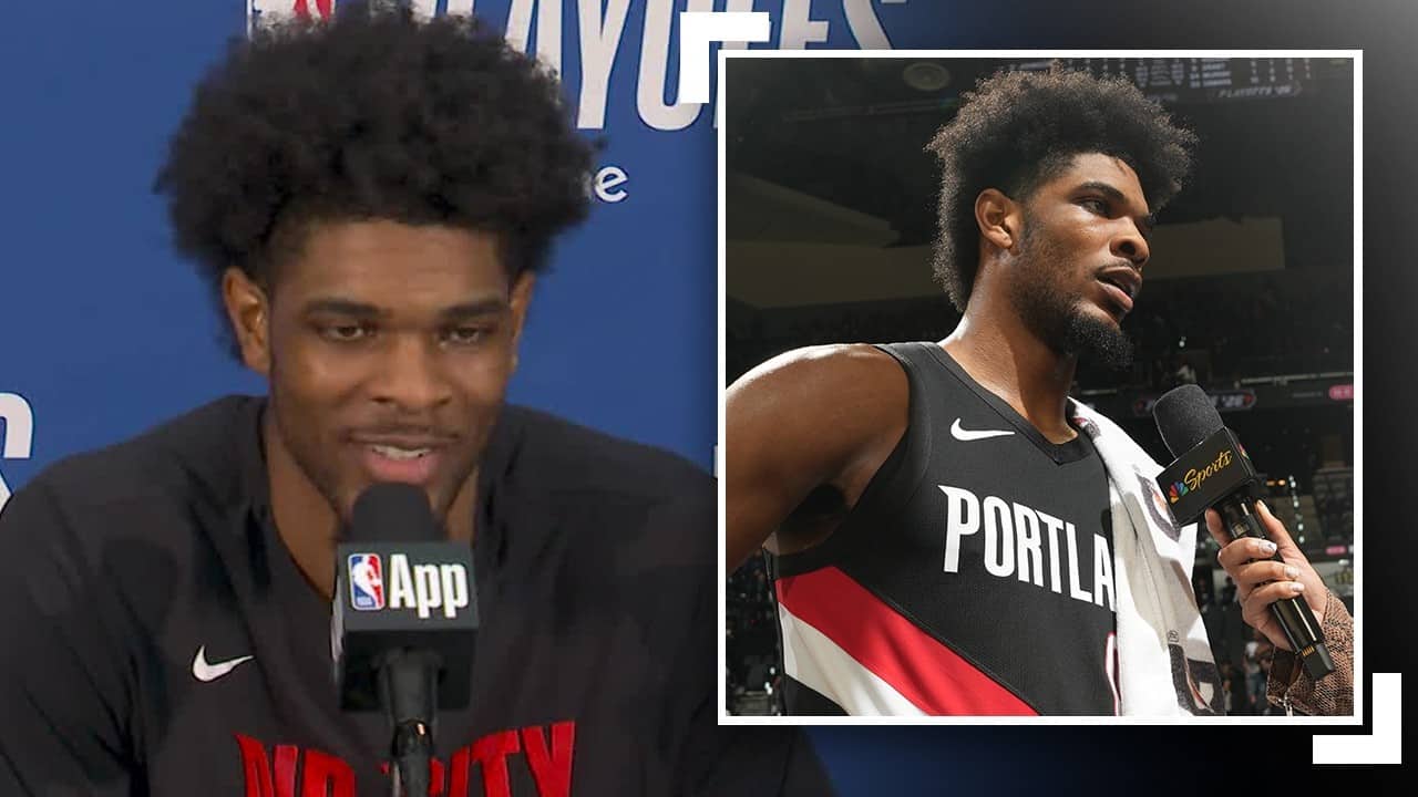 Scoot Henderson Talks Playoff Career-High Performance (31 PTS) In Game 2 vs Spurs | April 21, 2026