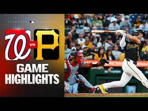 Nationals vs. Pirates Game Highlights (4/13/26) | MLB Highlights