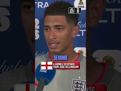 Jude Bellingham speaks on being named Player of the Match in England's 0–0 draw against Ghana