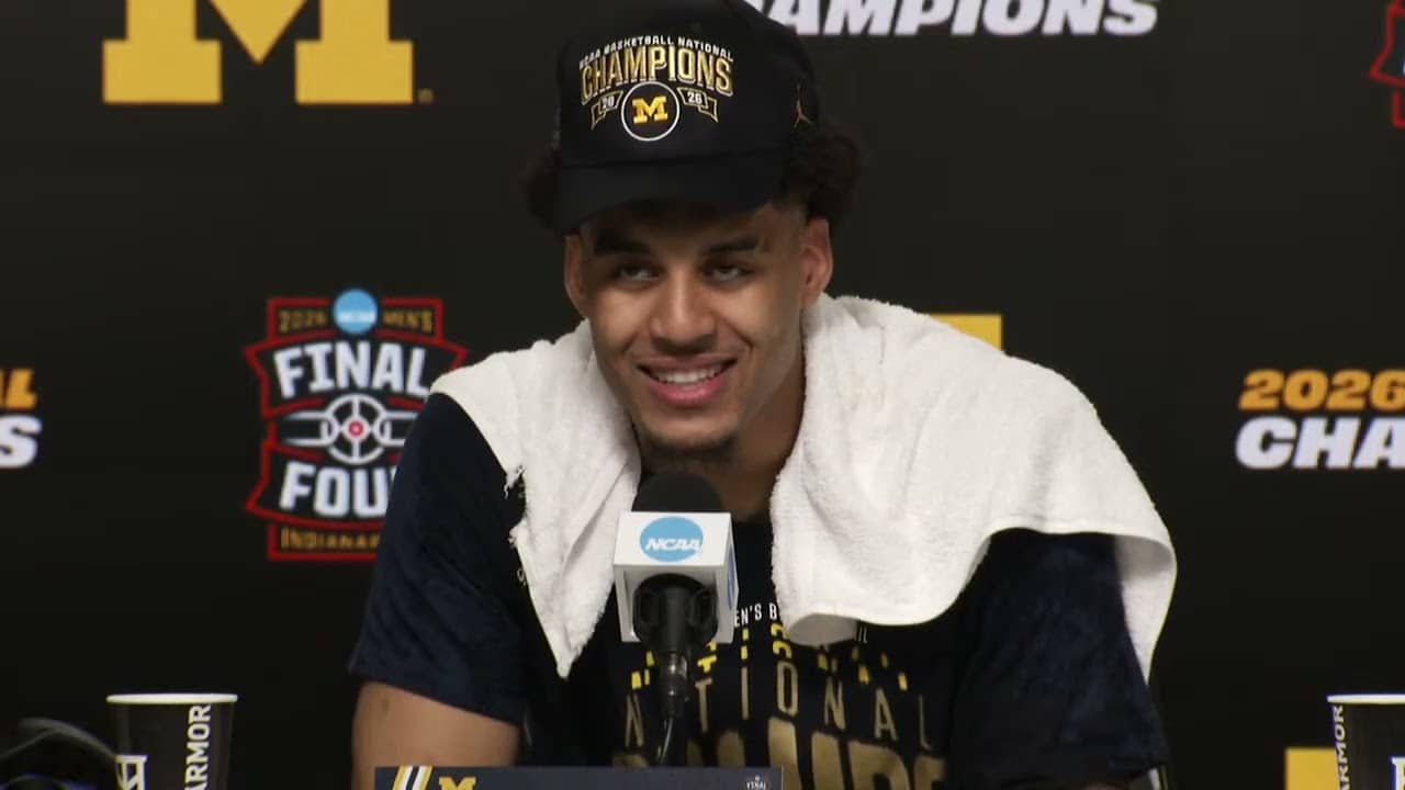 Michigan Postgame Press Conference (2026 Men's National Championship)