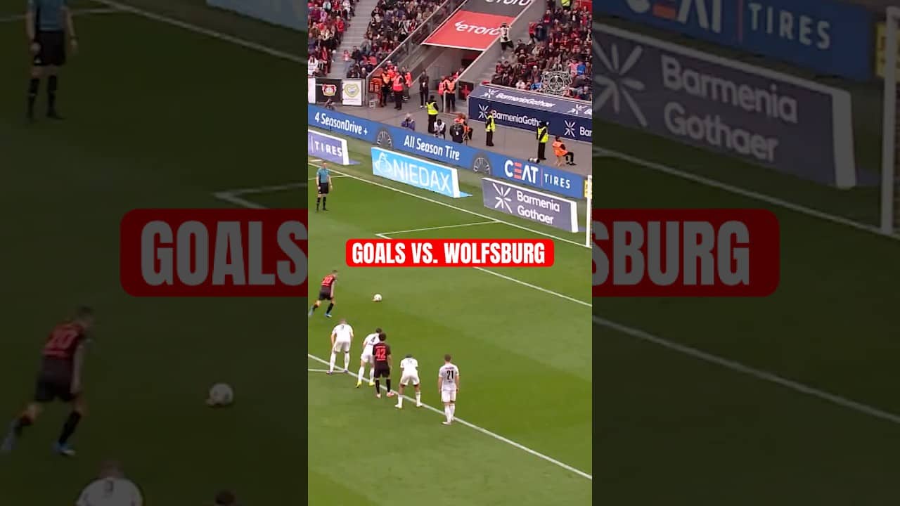Scoring six against Wolfsburg! 🙌