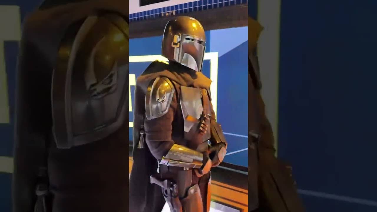 The Mandalorian and Grogu take on ESPN studios 📺