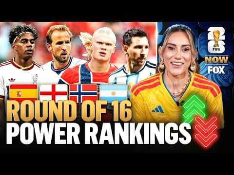 Argentina, France, England highlight World Cup Now's Round of 16 Power Rankings, Switzerland wins ⚽️